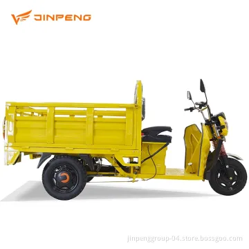 Jinpeng 2021 New Energy Resources Silent Electric Tricycle Mobility Electric Motorcycle for Cargo